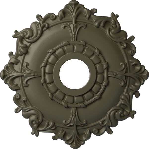 Ekena Millwork Riley Ceiling Medallion (Fits Canopies up to 4 5/8"), 18"OD x 3 1/2"ID x 1 1/2"P, Witch Hazel CM18RLWHF - main